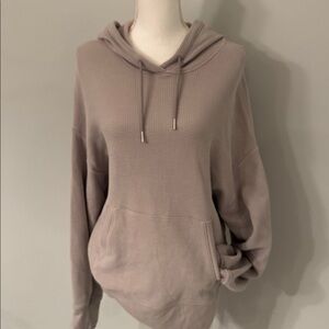 Athleta Coaster Luxe Waffle Knit Hoodie